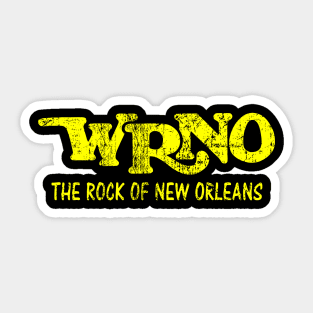 Vintage WRNO Radio Sticker